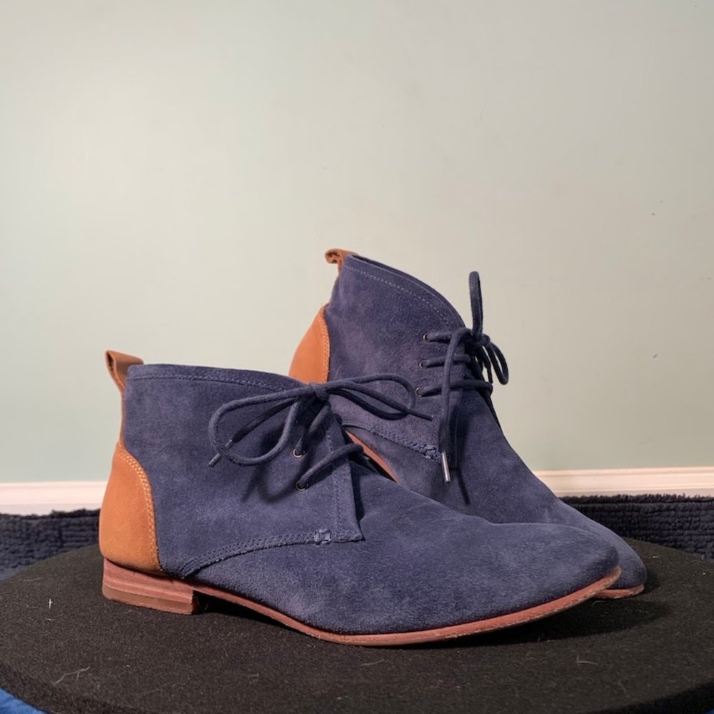 Blue Suede Boots